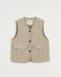 Vest Heavy Linen | Pure Natural