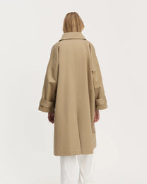 Jo Coat Twill | Classic Khaki