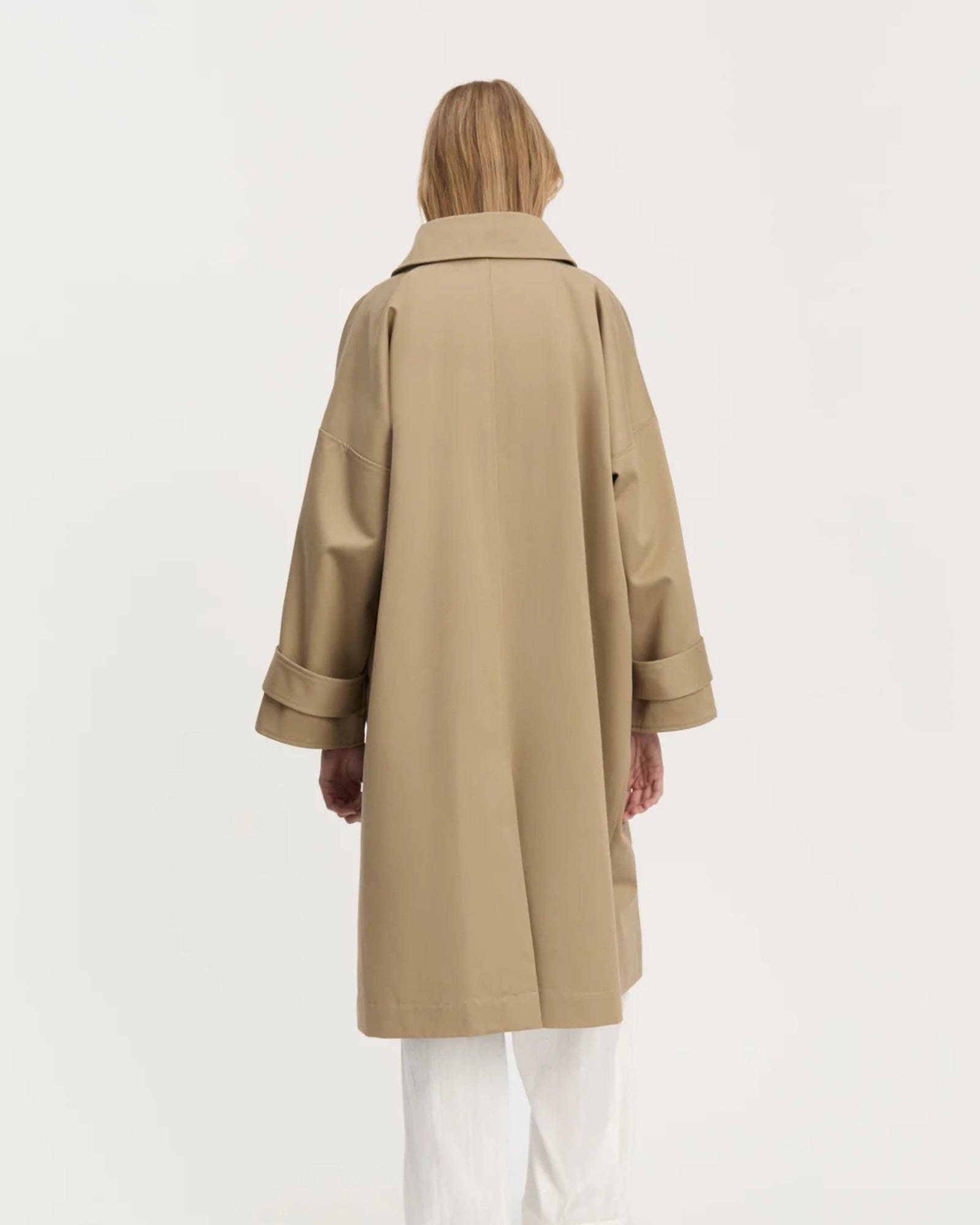 Jo Coat Twill | Classic Khaki