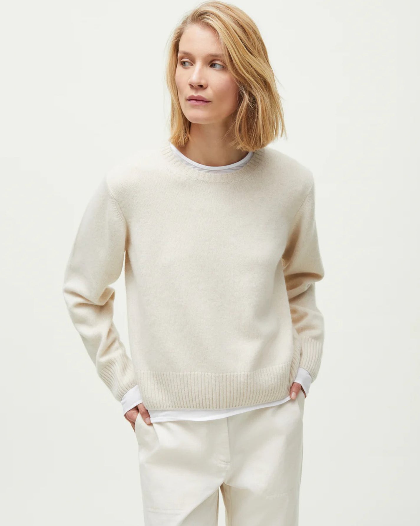 Inga Sweater | Pure Ecru