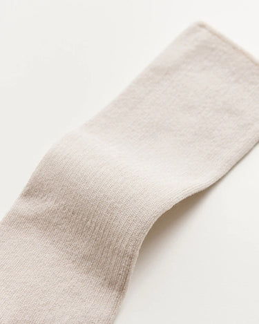Cotton Rib Socks | Milk