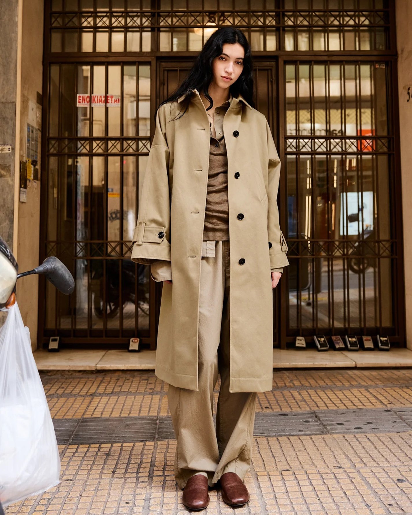 Jo Coat Twill | Classic Khaki