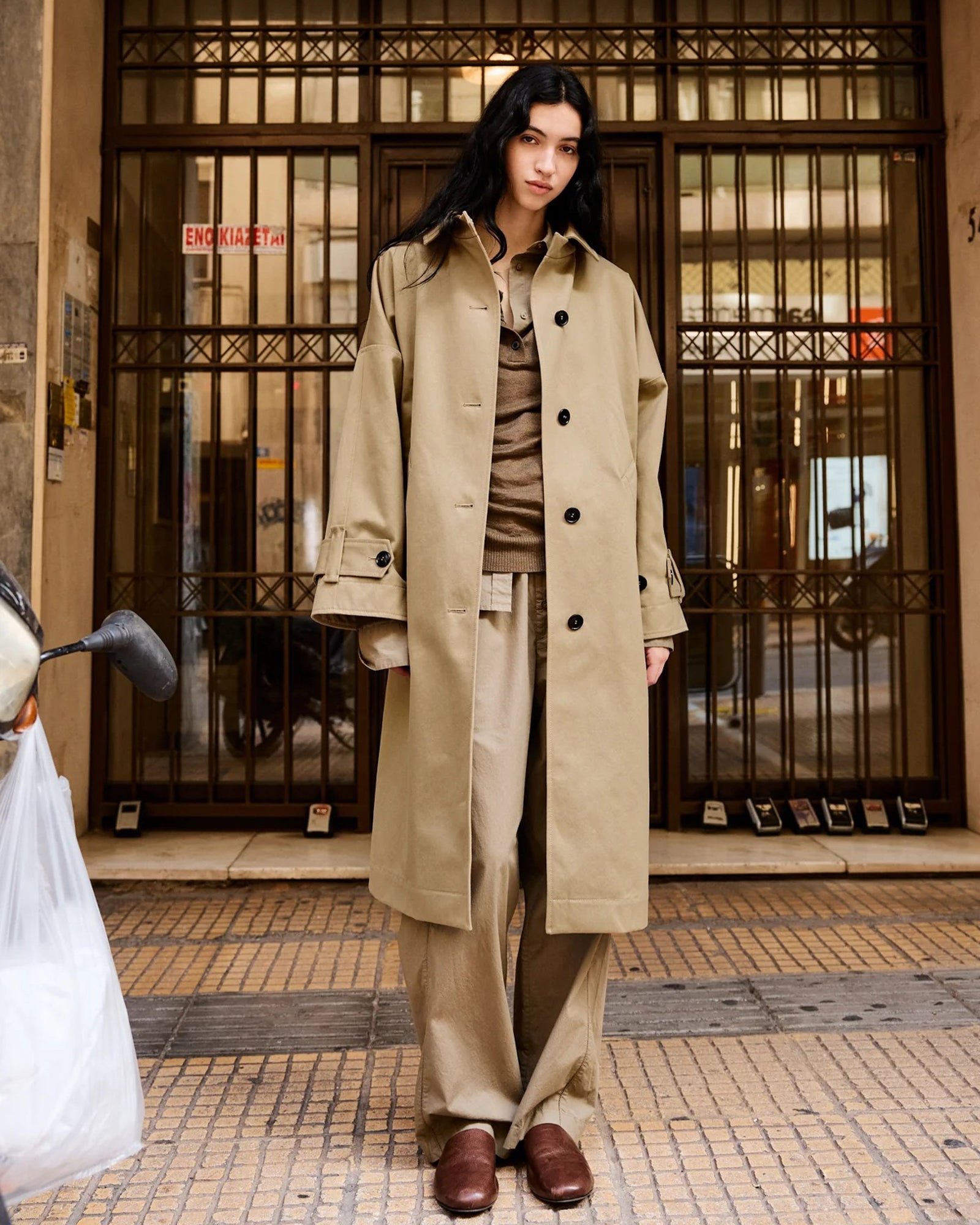 Jo Coat Twill | Classic Khaki