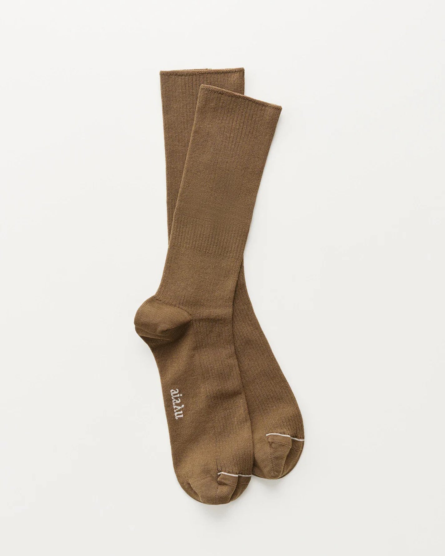 Cotton Rib Socks | Chestnut