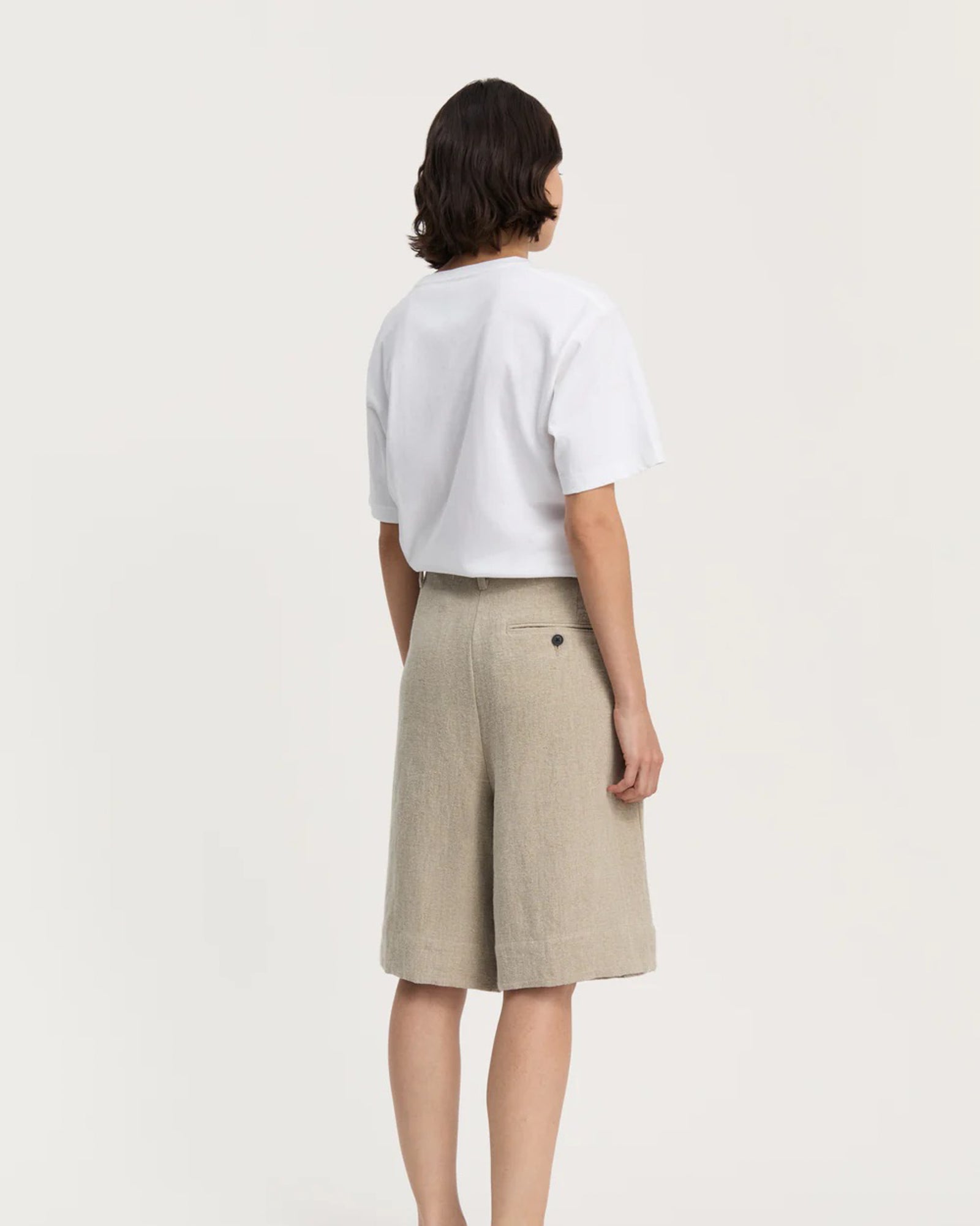 Willy Shorts Heavy Linen | Pure Natural
