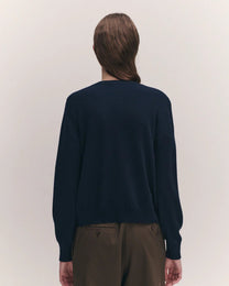 Enya Cashmere Cardigan | Navy