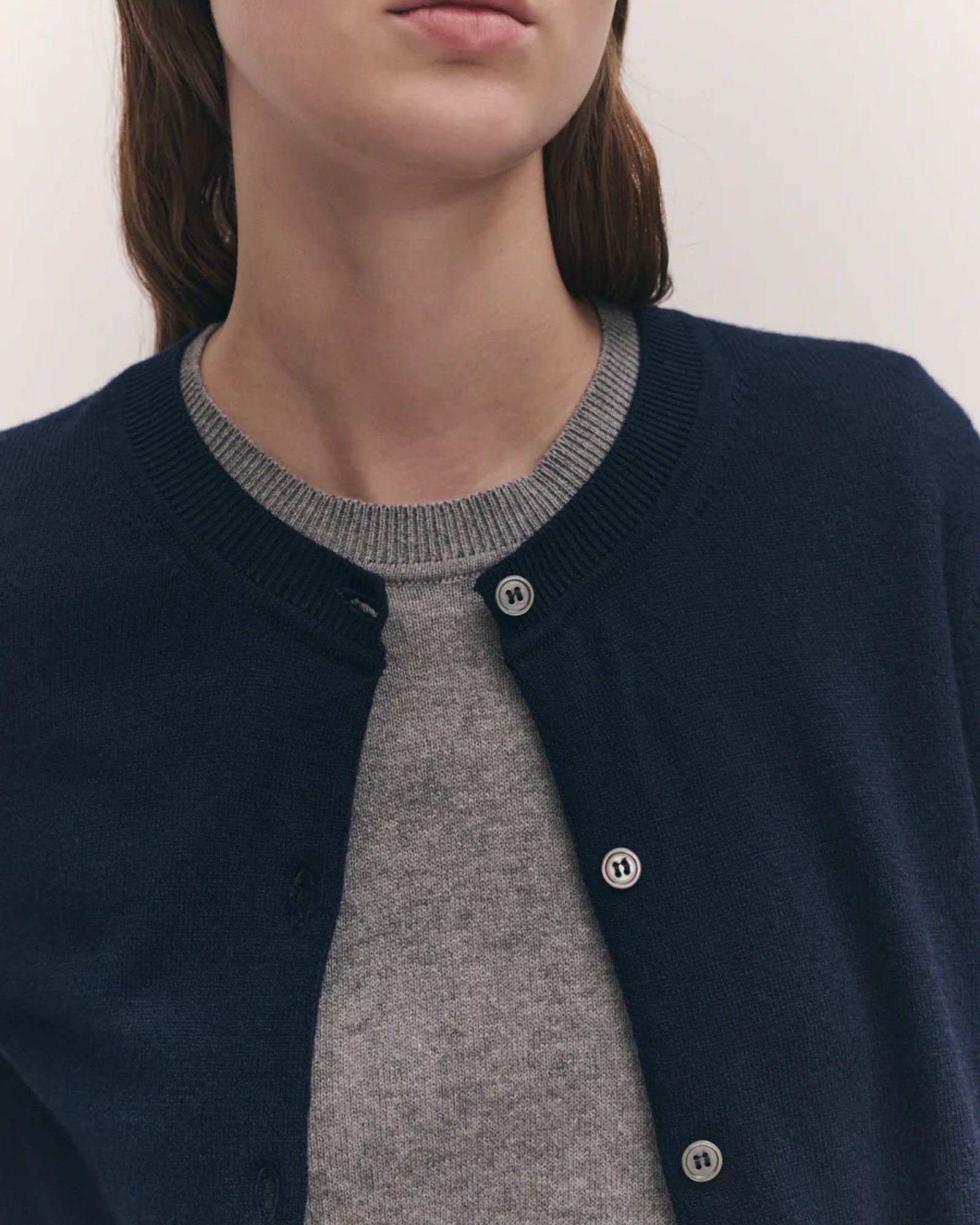 Enya Cashmere Cardigan | Navy