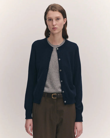 Enya Cashmere Cardigan | Navy