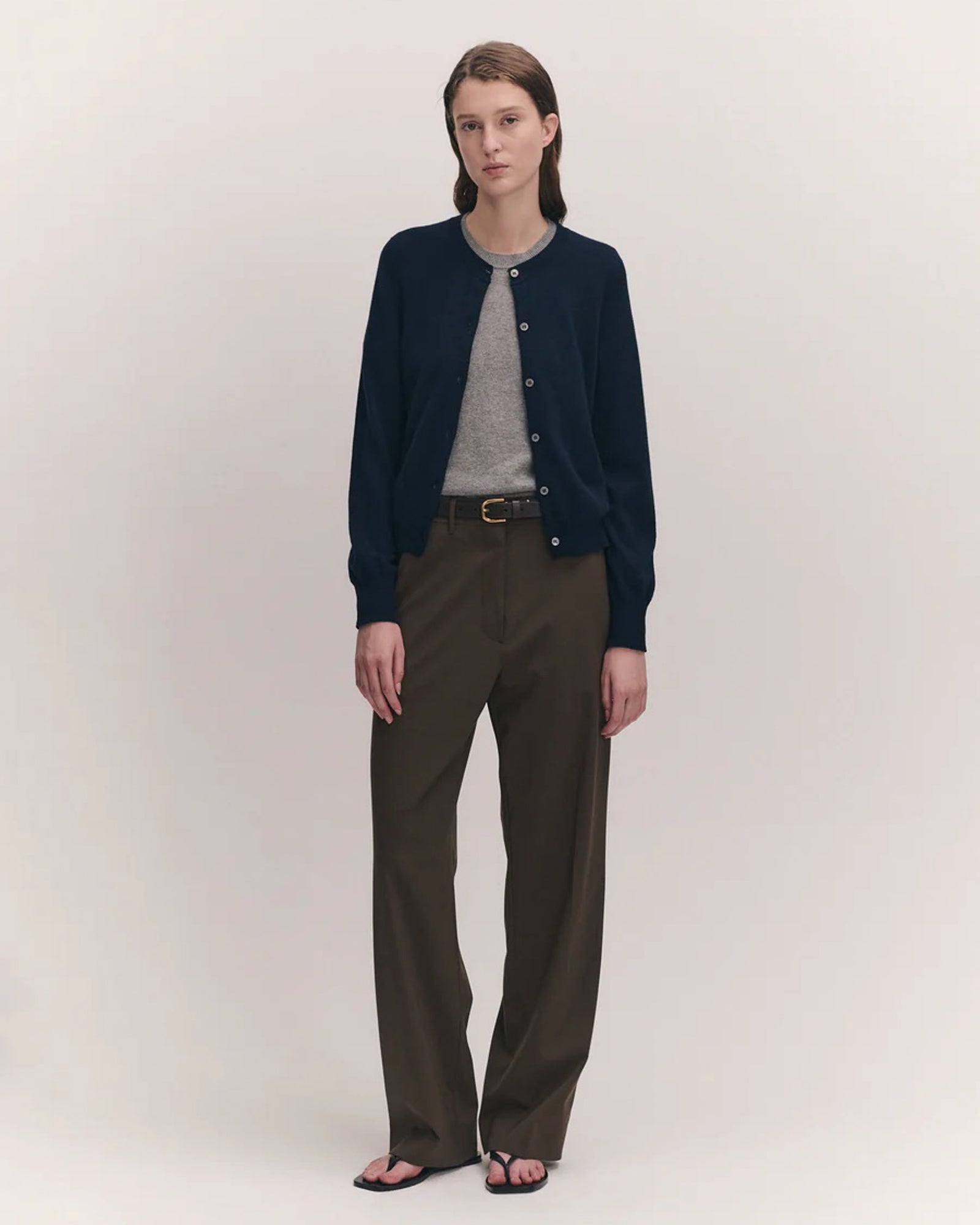 Enya Cashmere Cardigan | Navy