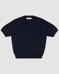 Emer Cashmere T-Shirt | Navy