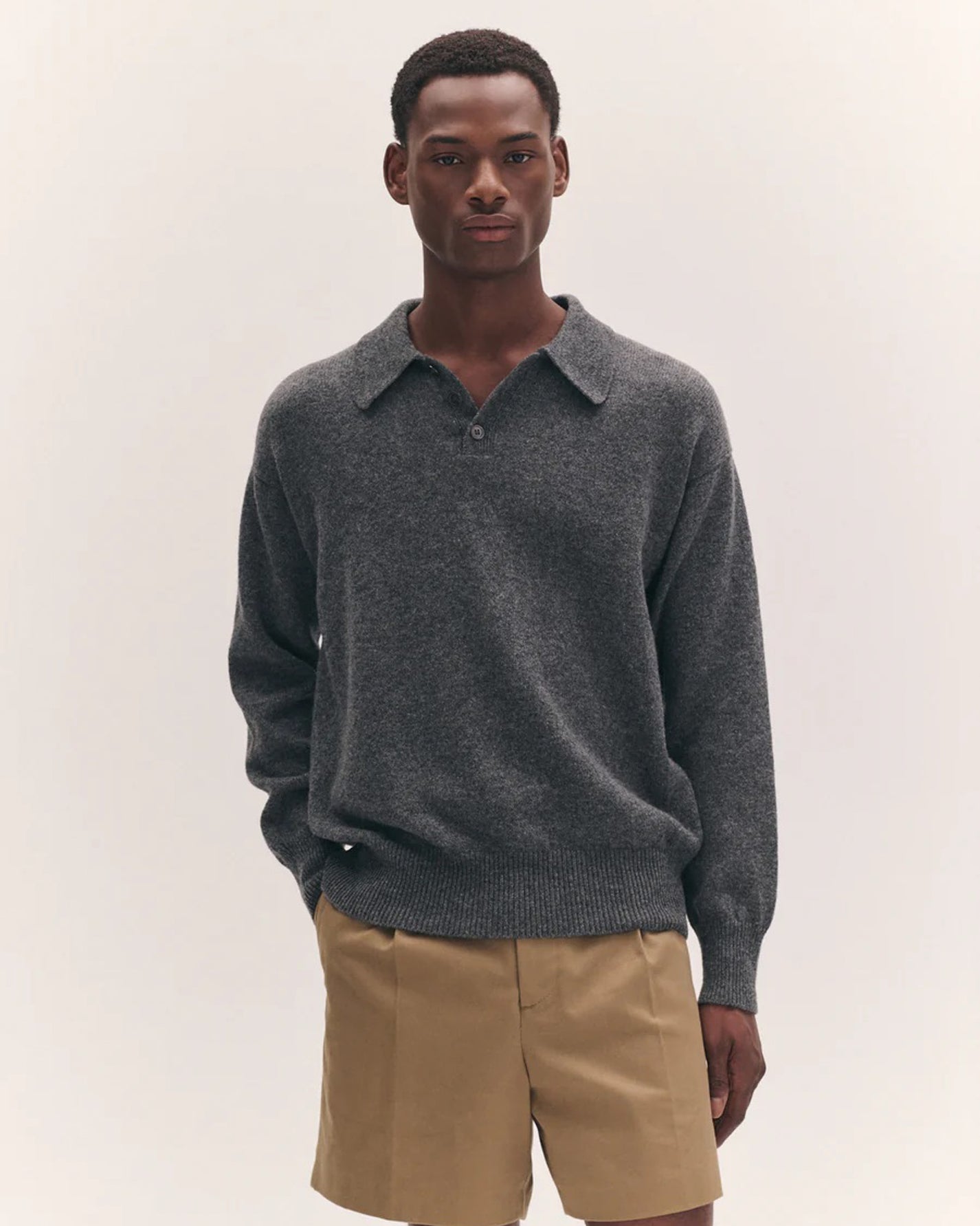 Edith Polo Shirt | Derby Grey