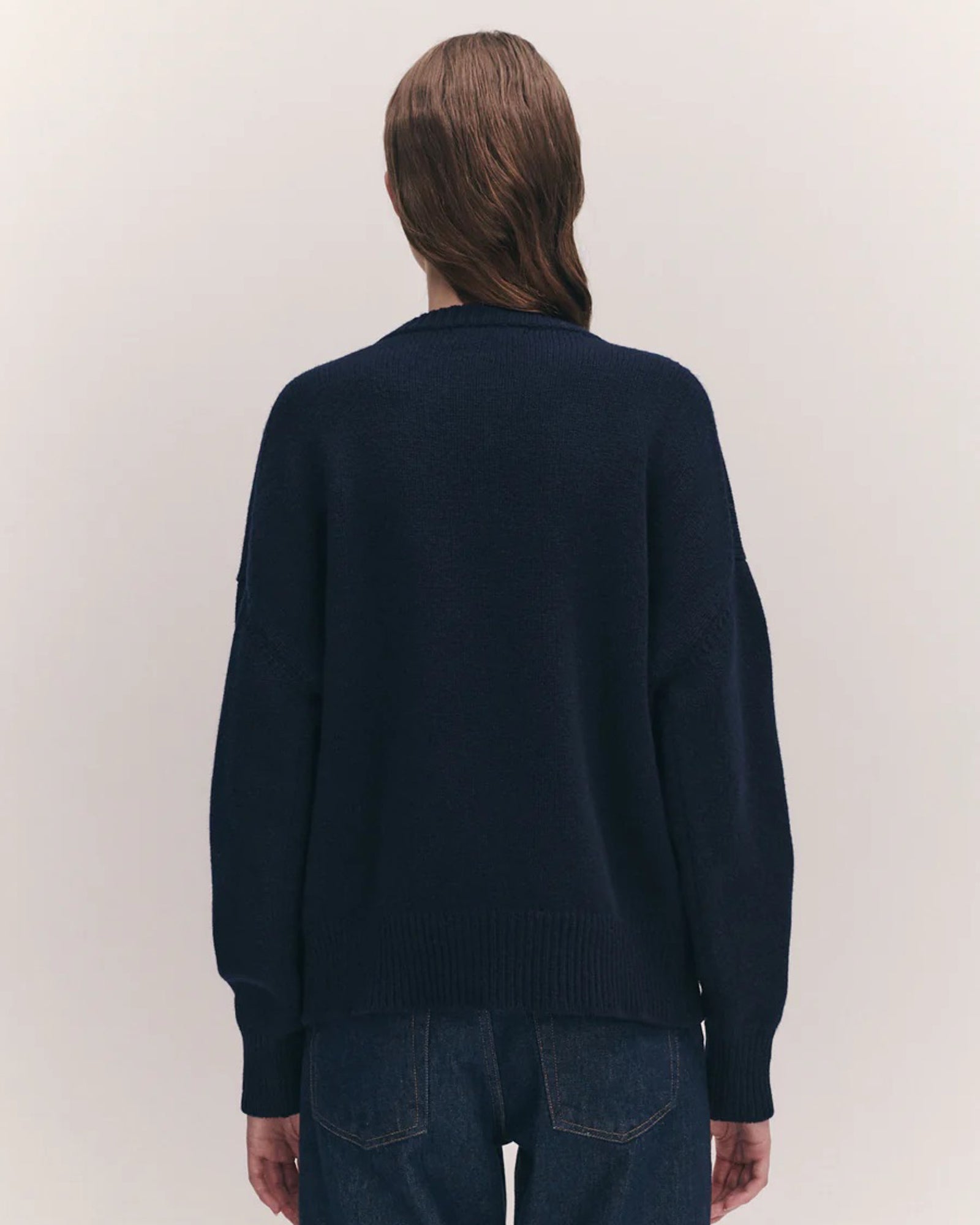 Balla Slouch V-Neck | Navy