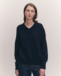 Balla Slouch V-Neck | Navy