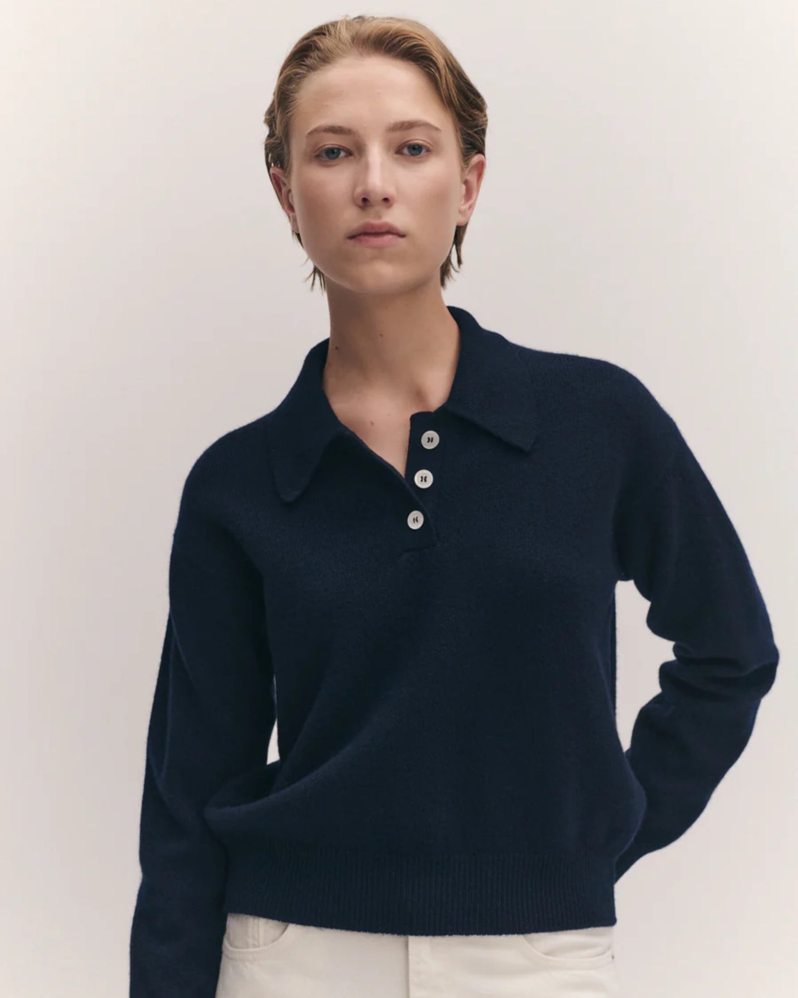 Edie Polo Shirt | Navy