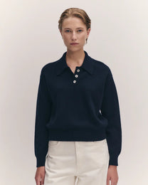 Edie Polo Shirt | Navy