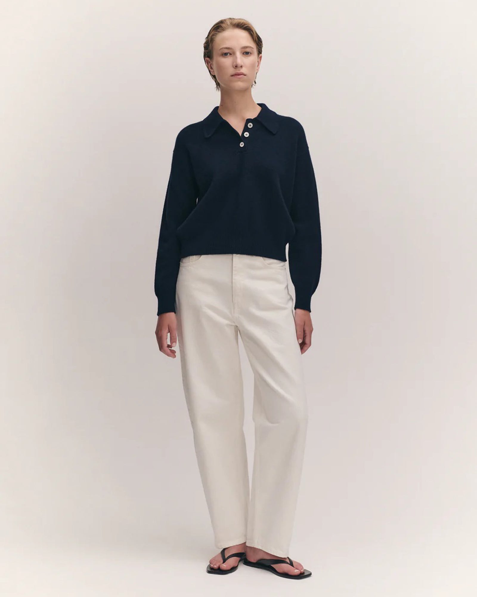 Edie Polo Shirt | Navy