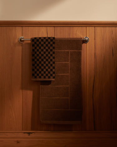 Josephine Hand Towel | Tabac & Noir