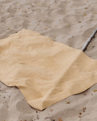 Terry Towel | Sand/Ecru Stripes