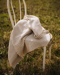 Yoga Mat Towel | Black Stripe