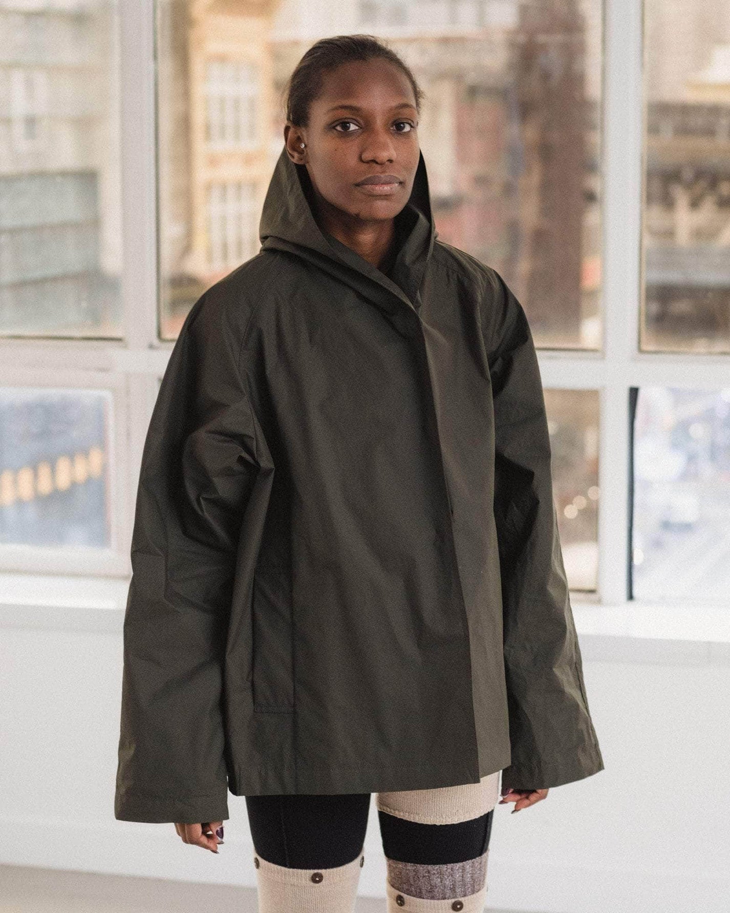 Cave Windbreaker | Green Brown