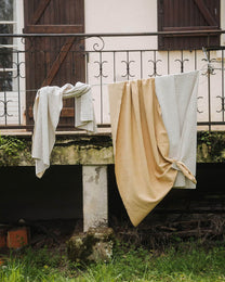 Yoga Mat Towel | Black Stripe