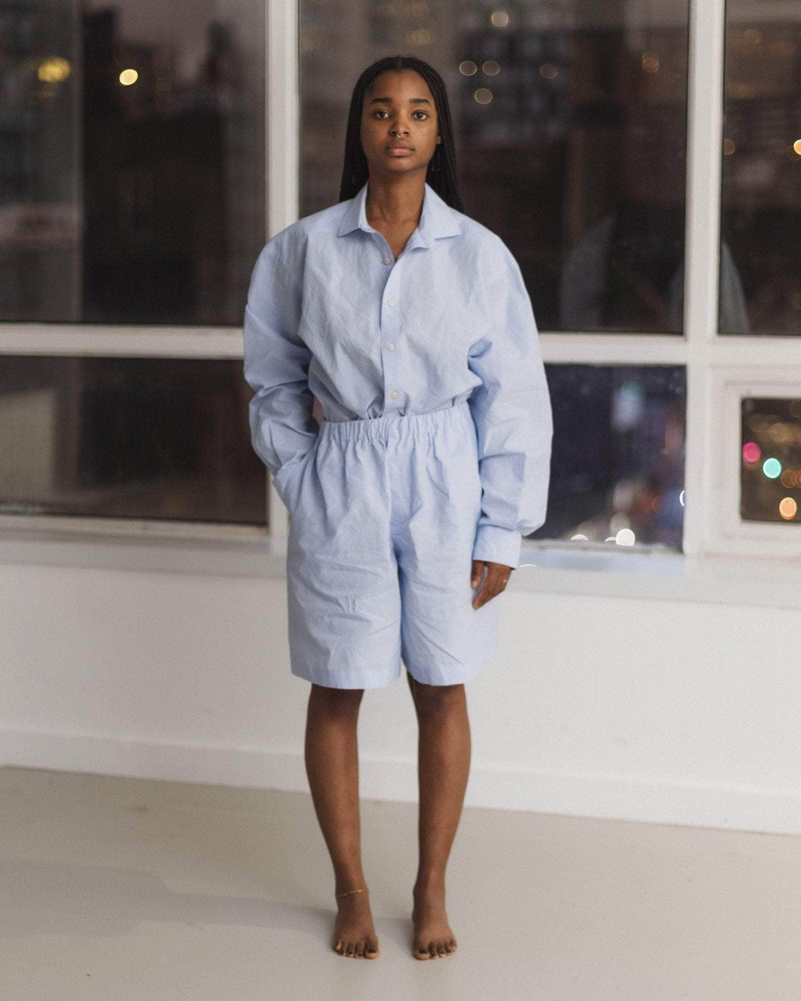 Claude Shirt | Sax Blue