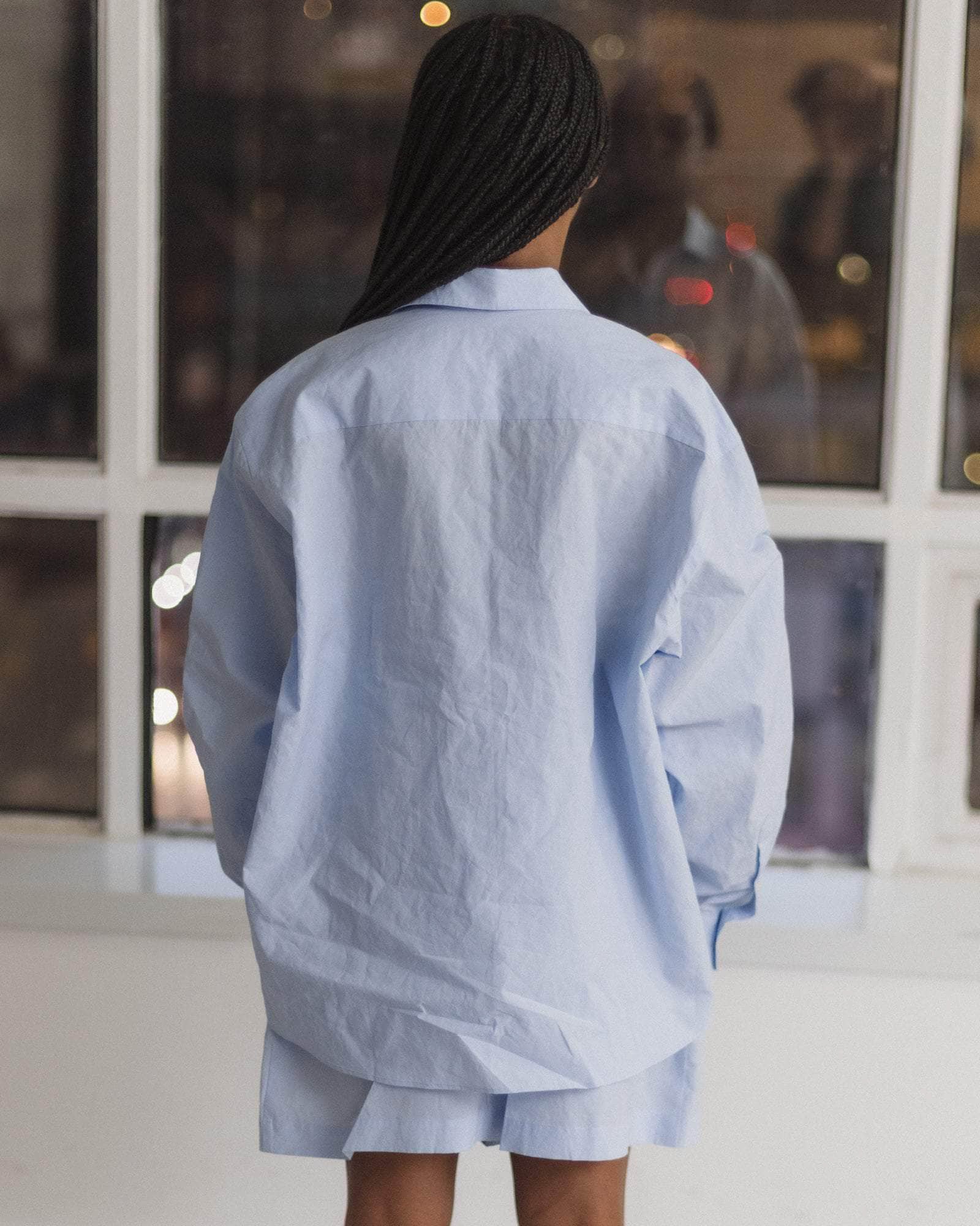 Claude Shirt | Sax Blue