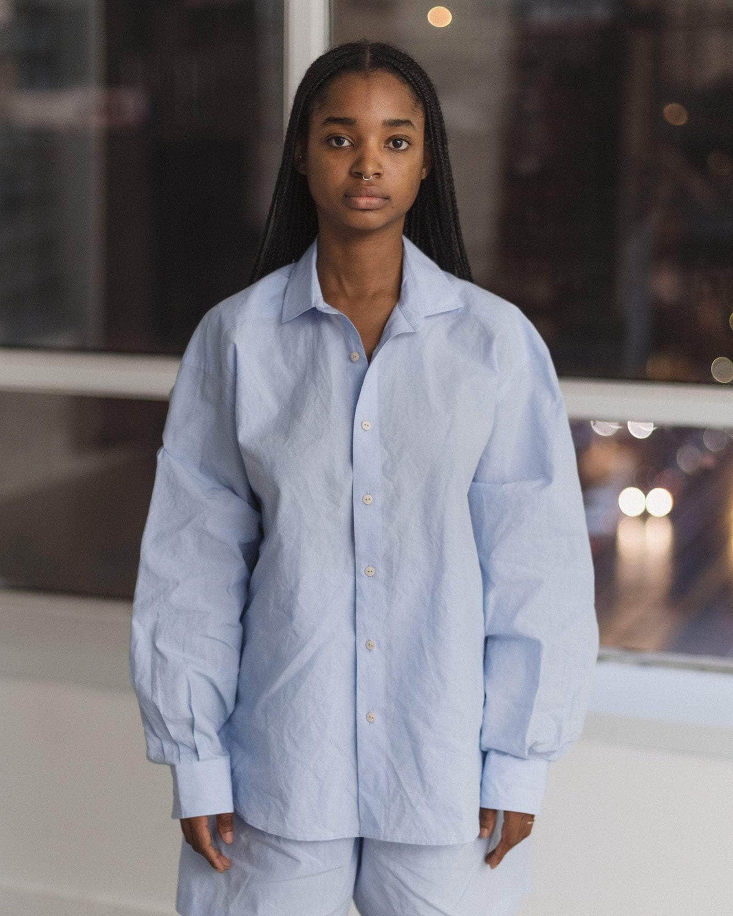 Claude Shirt | Sax Blue