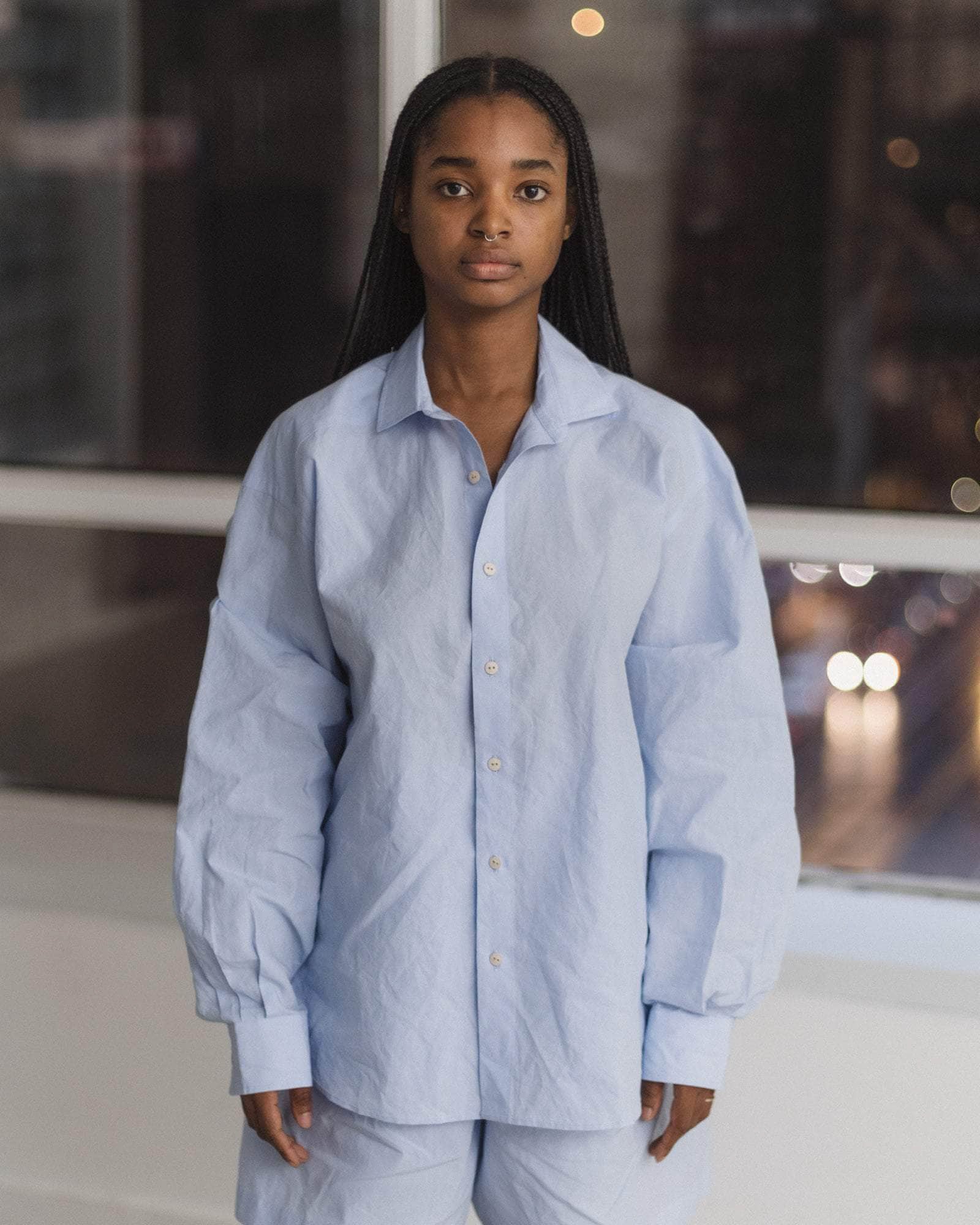 Claude Shirt | Sax Blue