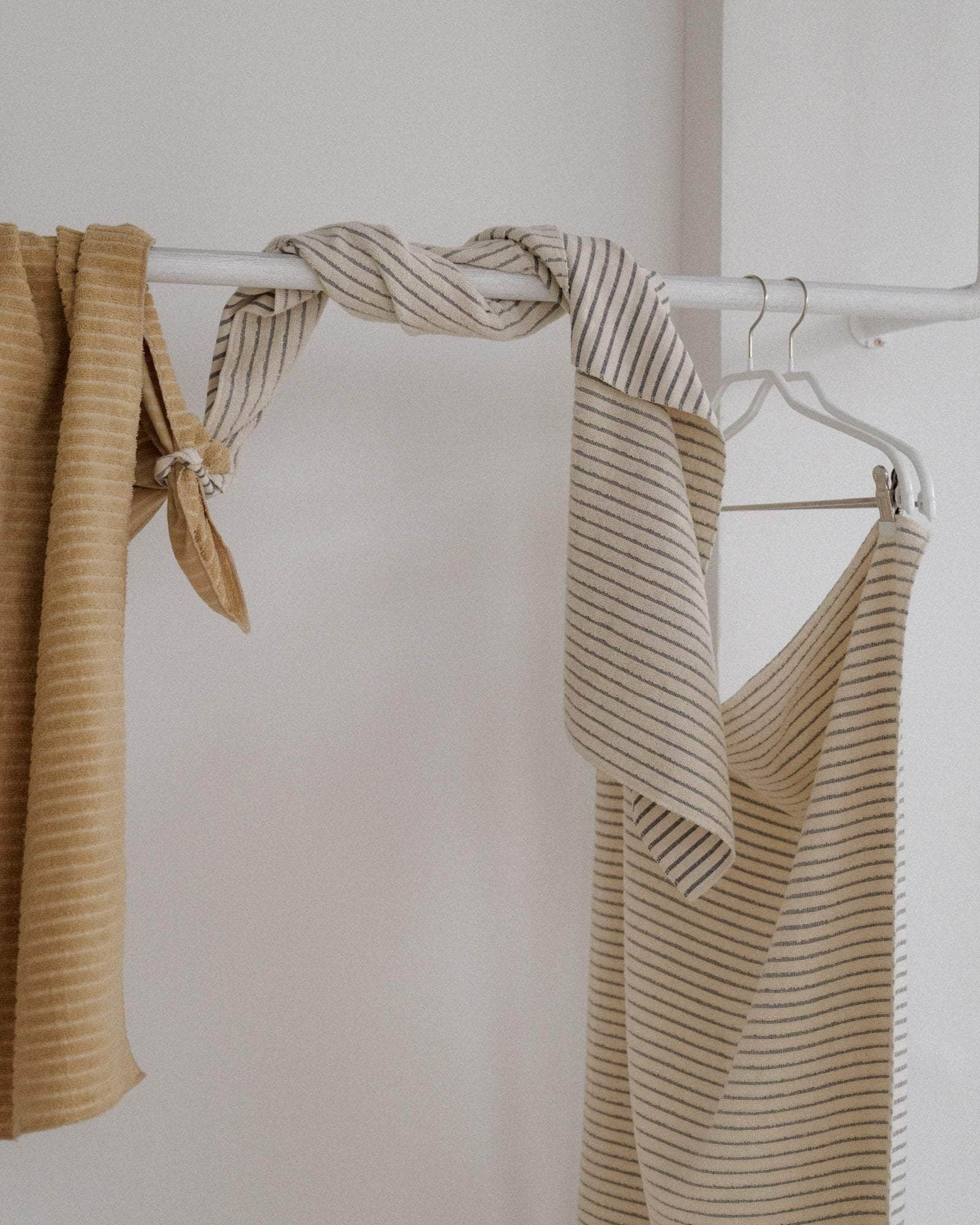 Face Towel | Black Stripe