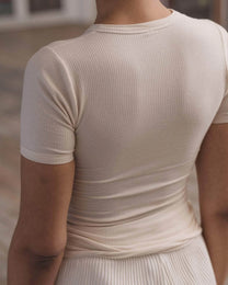 Heart Short Sleeve | Undyed