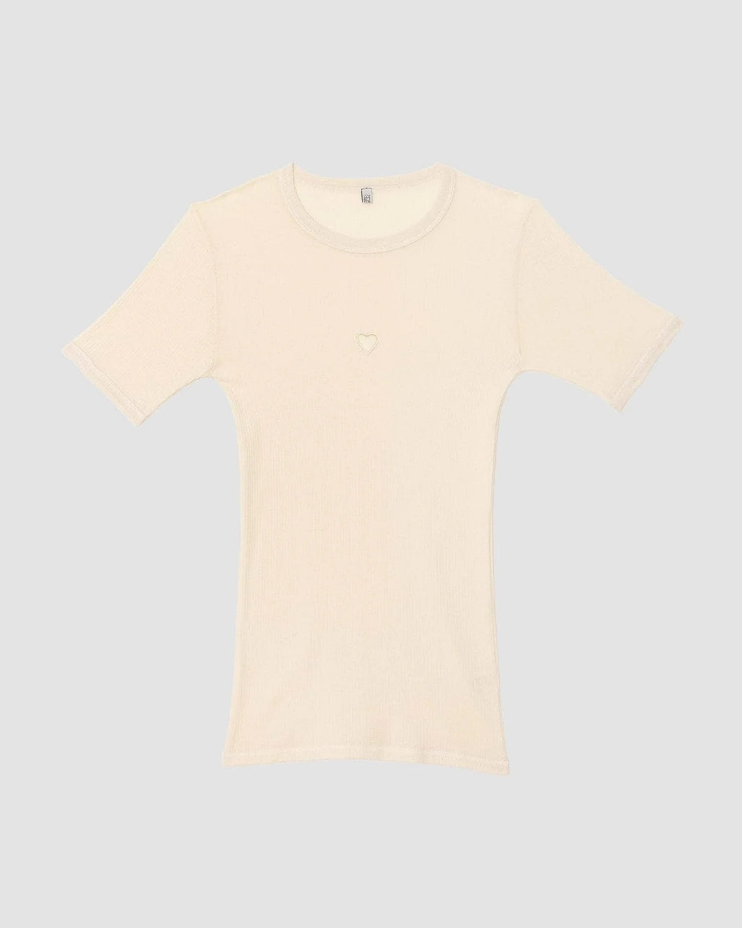 Heart Short Sleeve | Undyed