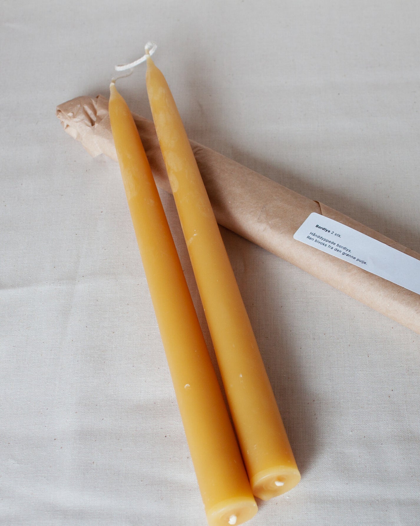 Beeswax Candles | Set of Two