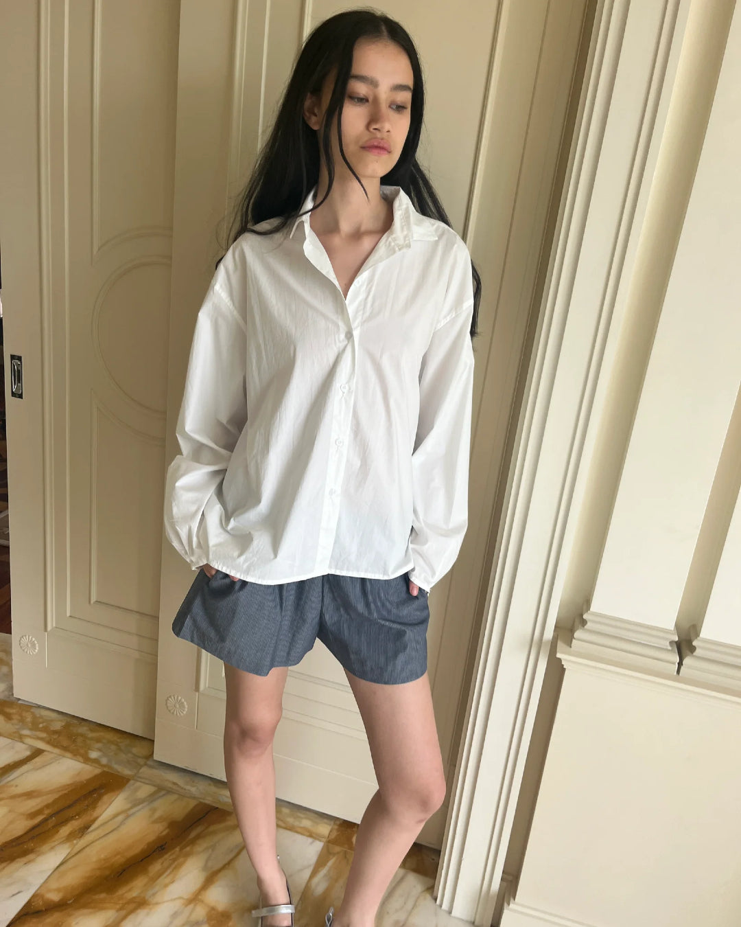 Boxer | Blue Pinstripe