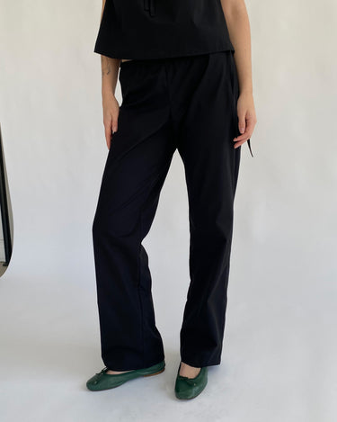 Tie Pants | Black