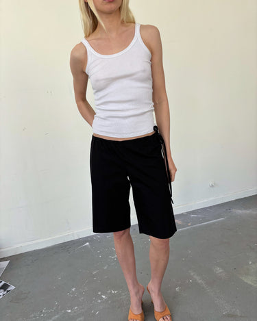 Tie Shorts | Black