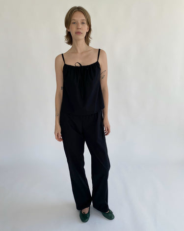 Tie Pants | Black
