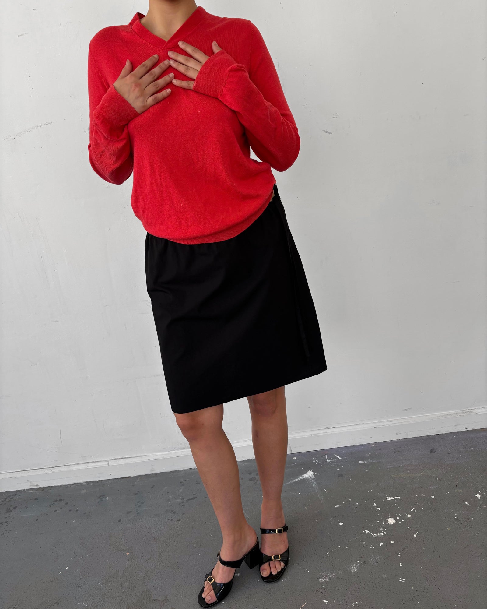 Straight Skirt | Black