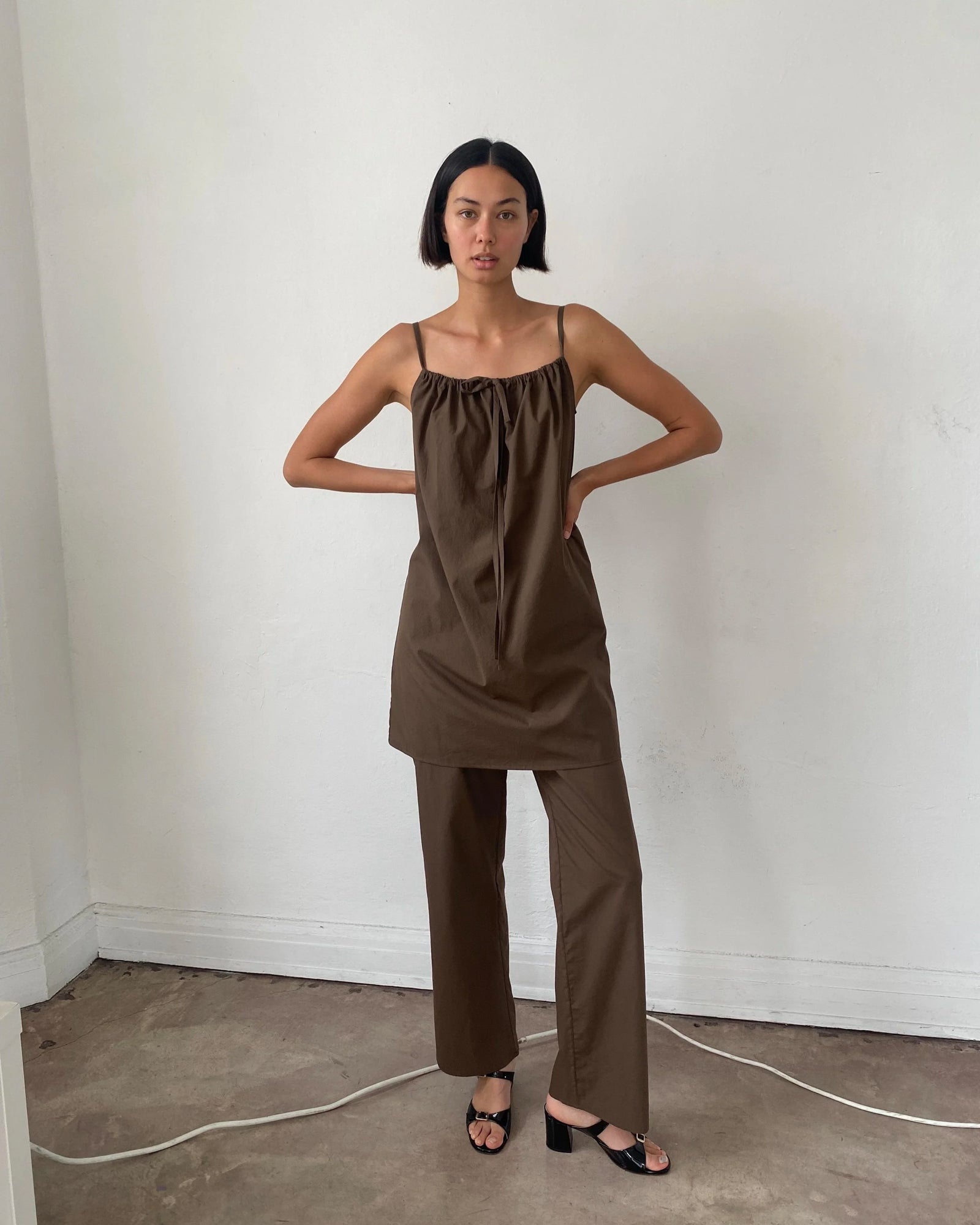 Bow Dress | Chocolate