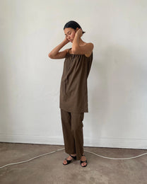 Bow Dress | Chocolate