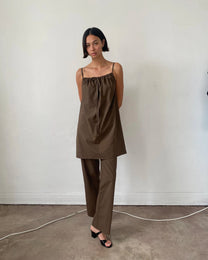 Bow Dress | Chocolate