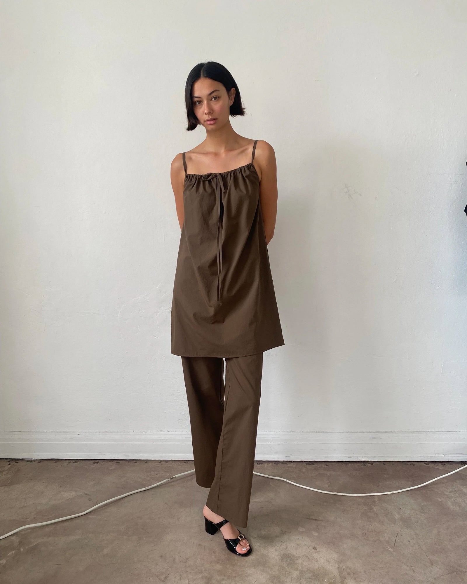 Bow Dress | Chocolate