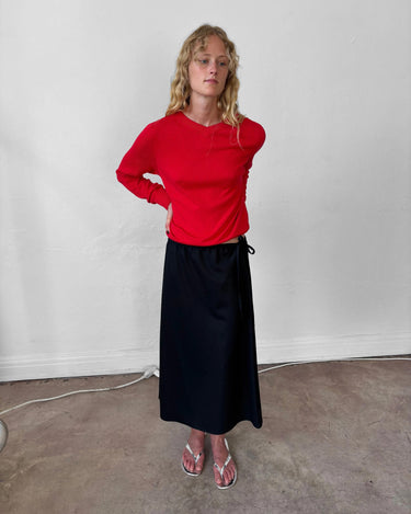 Wool Skirt | Black