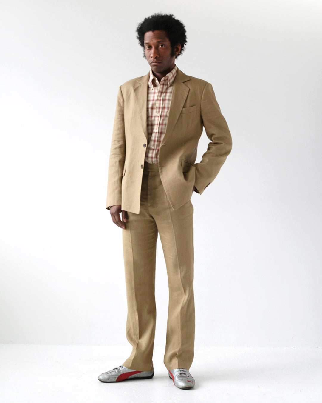 Single Breasted Blazer | Fawn