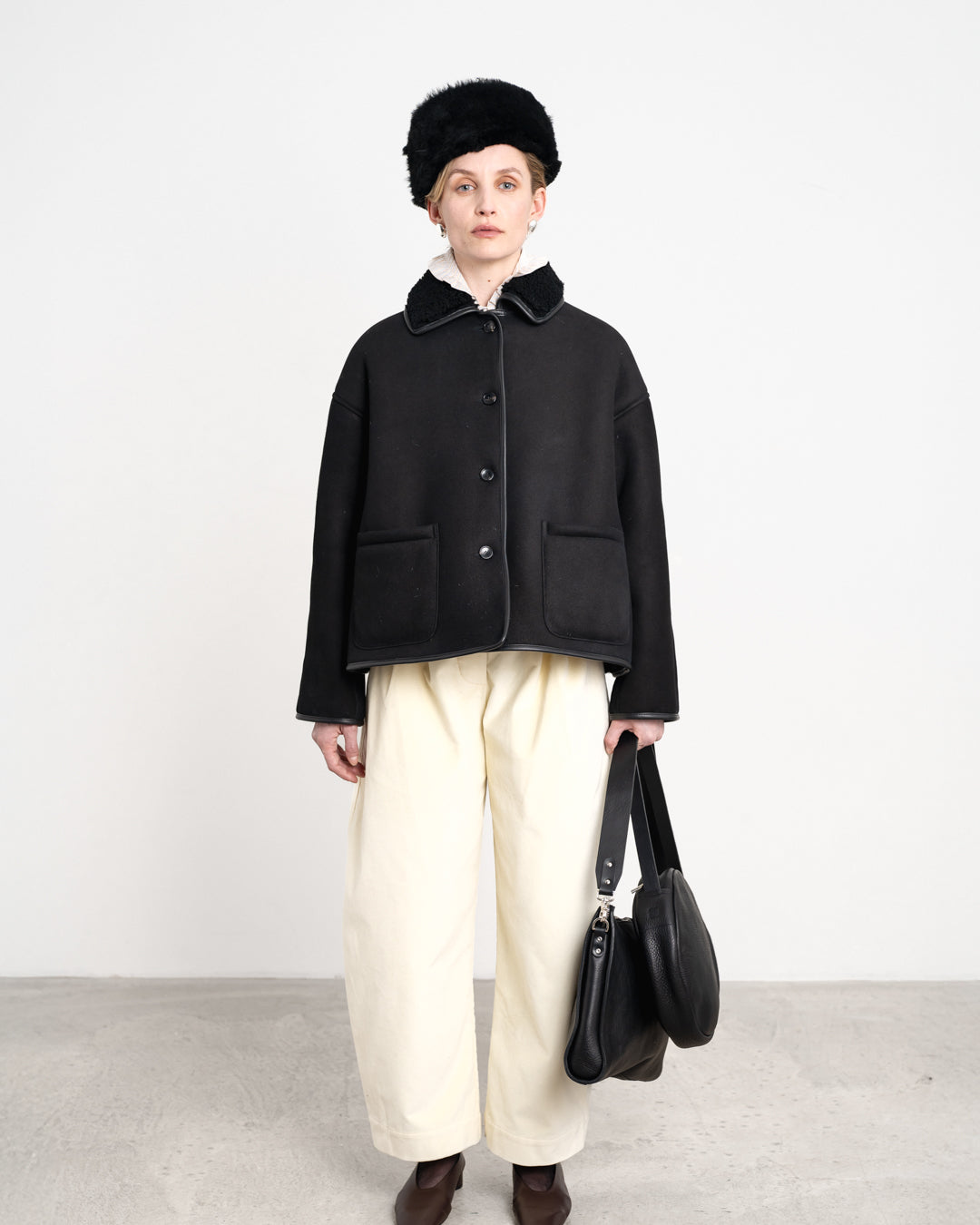 Suede Avis Jacket | Black