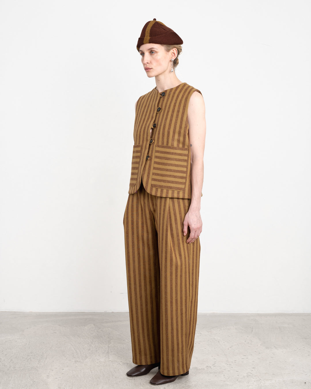 Imogen Vest | Goldfinch/Bordeaux