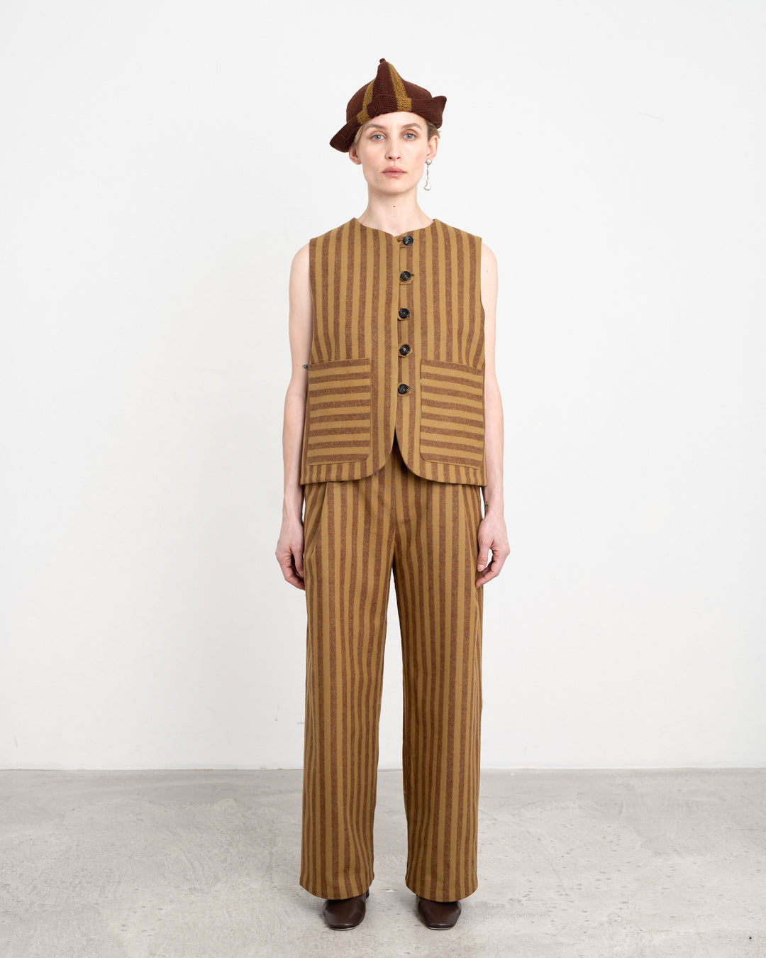 Imogen Vest | Goldfinch/Bordeaux