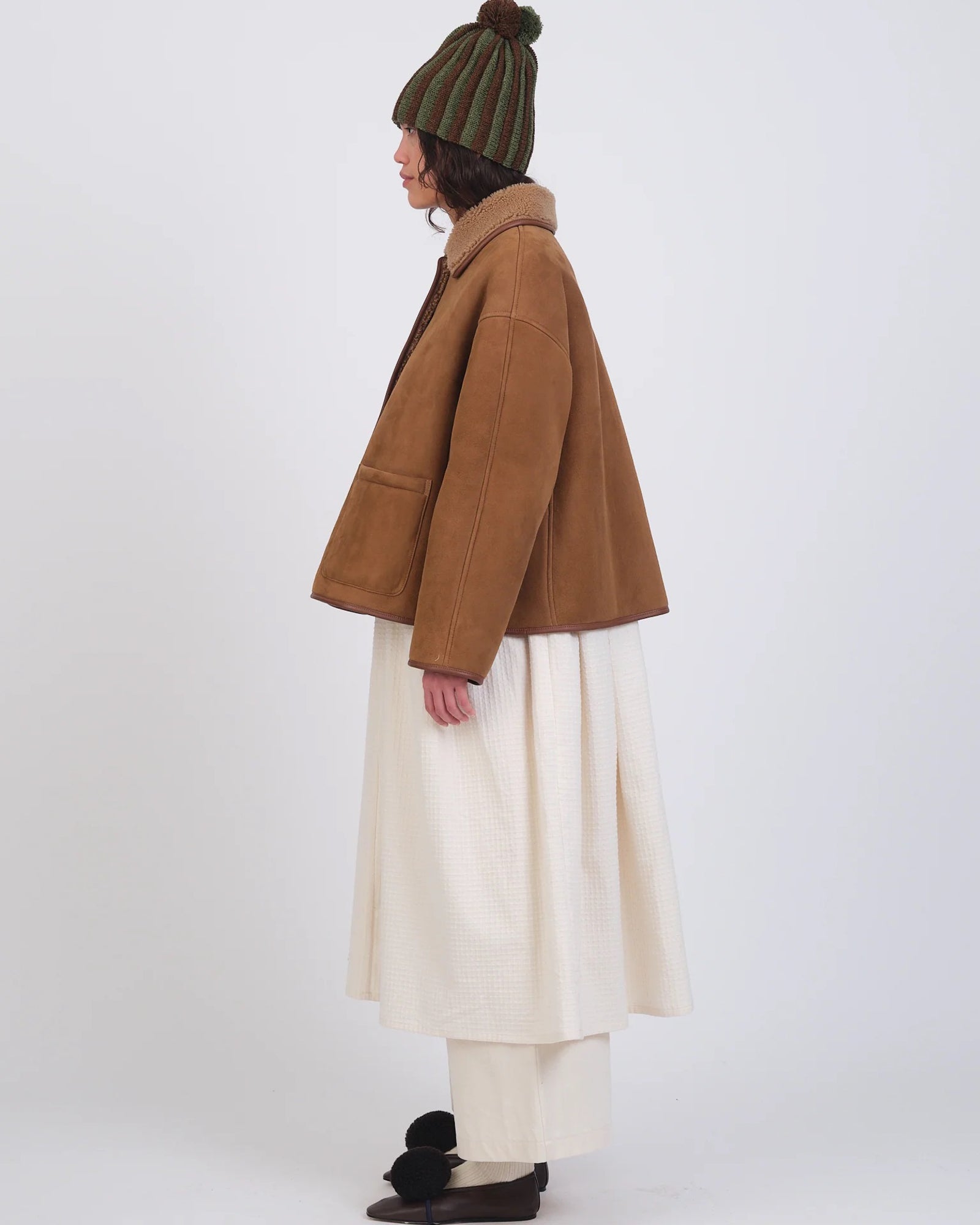 Suede Avis Jacket | Tan