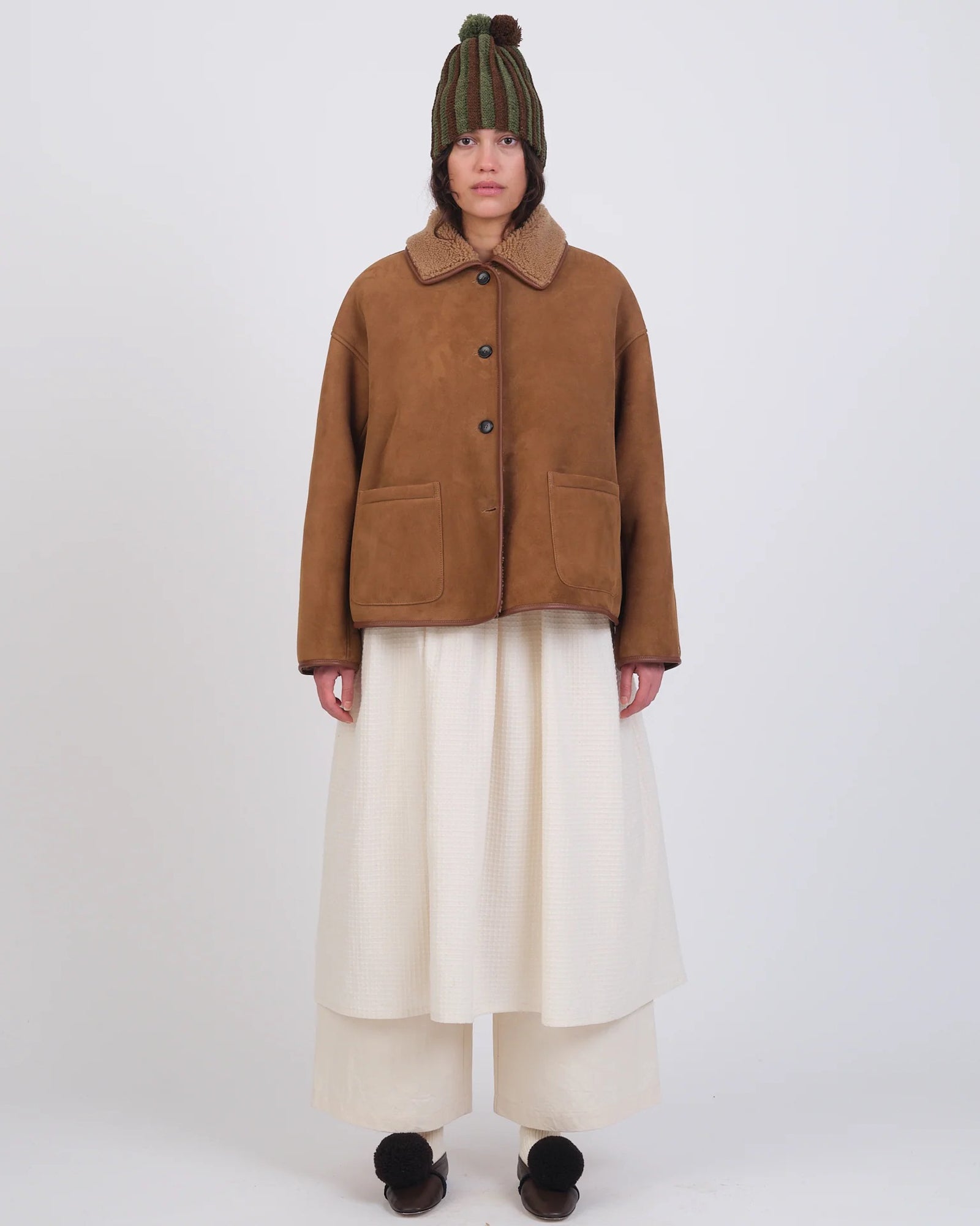 Suede Avis Jacket | Tan