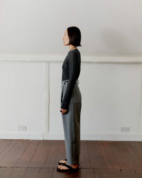 British Wool Georgia Trouser | Light Grey